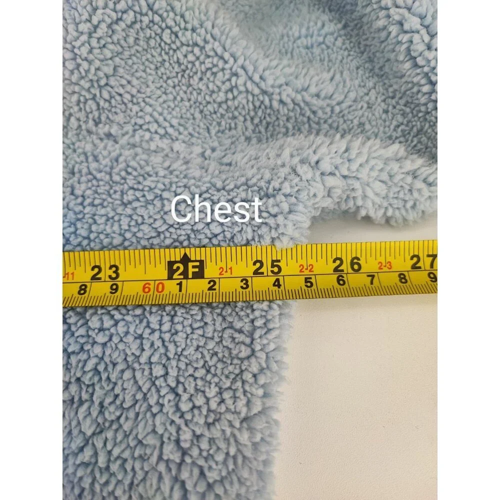 Vineyard Vines Women’s Size XL 1/4 Zip Pullover Sherpa Fleece Blue Casual